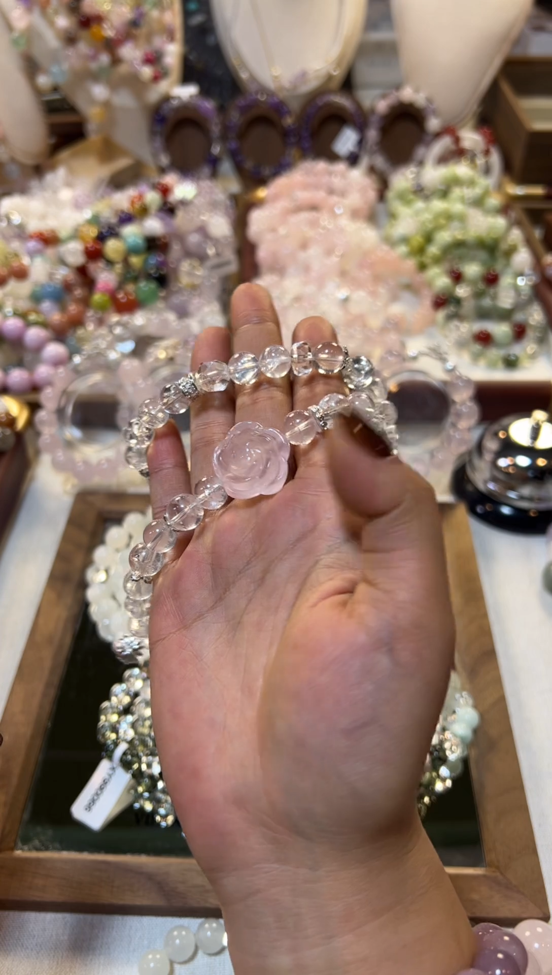 未镶嵌手串水晶白水天然水晶