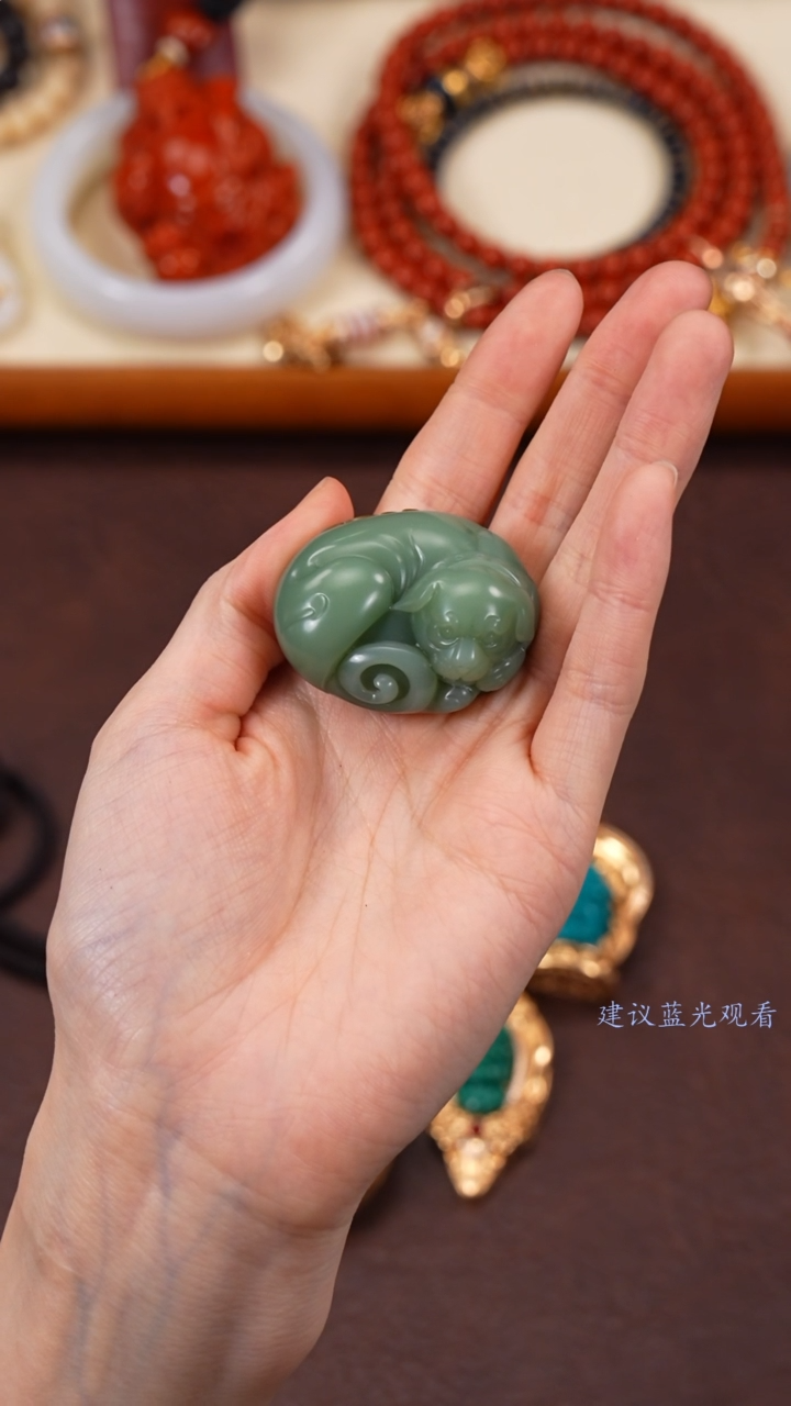 【闪购商品】和田玉1未镶嵌柒禧文玩回血好物