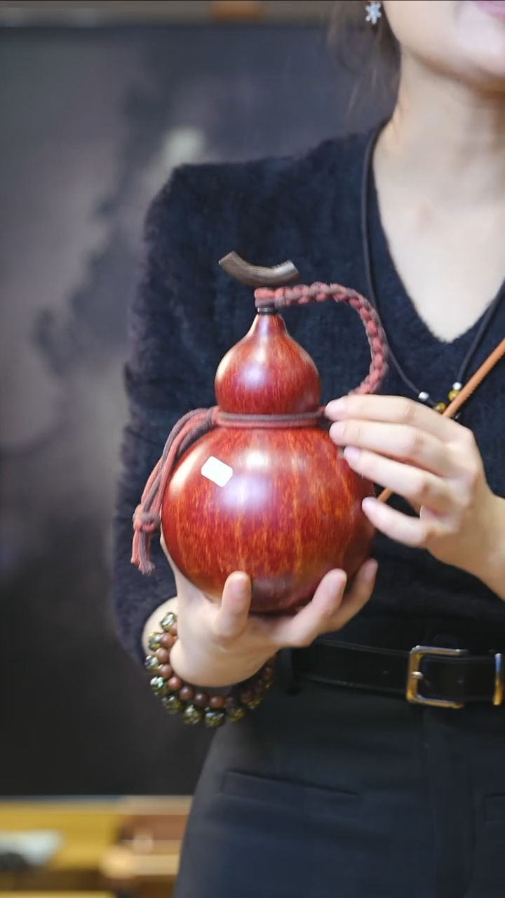 【闪购商品】XL207大漆酒葫芦不包手串及旋转底座