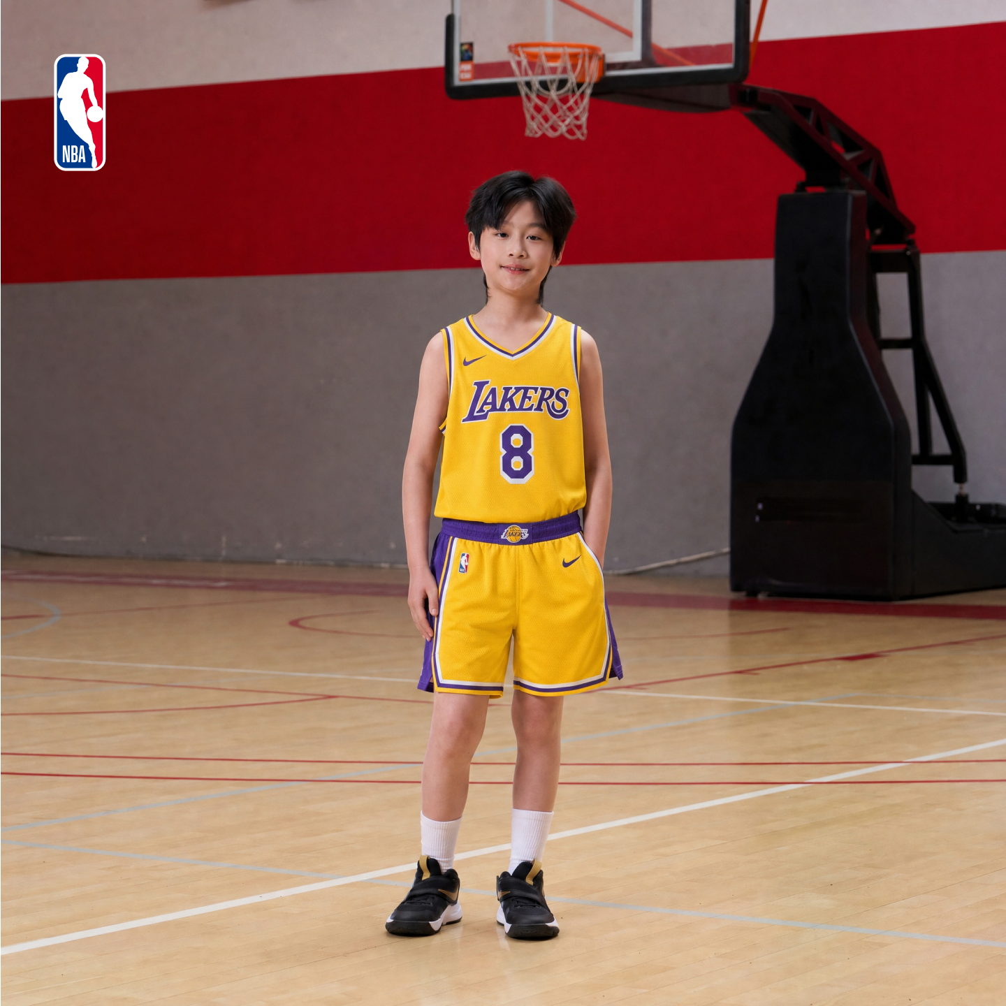 NBA官方大童洛杉矶湖人科比布莱恩特球衣篮球服男女