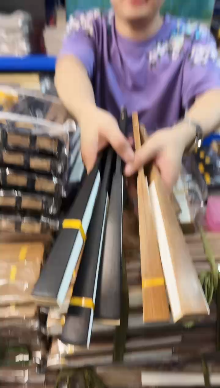 10寸3把黑色2把原木色折扇