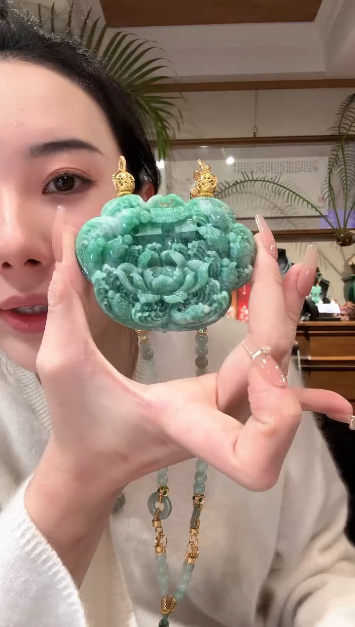 【闪购商品】翡翠颈饰未镶嵌国风