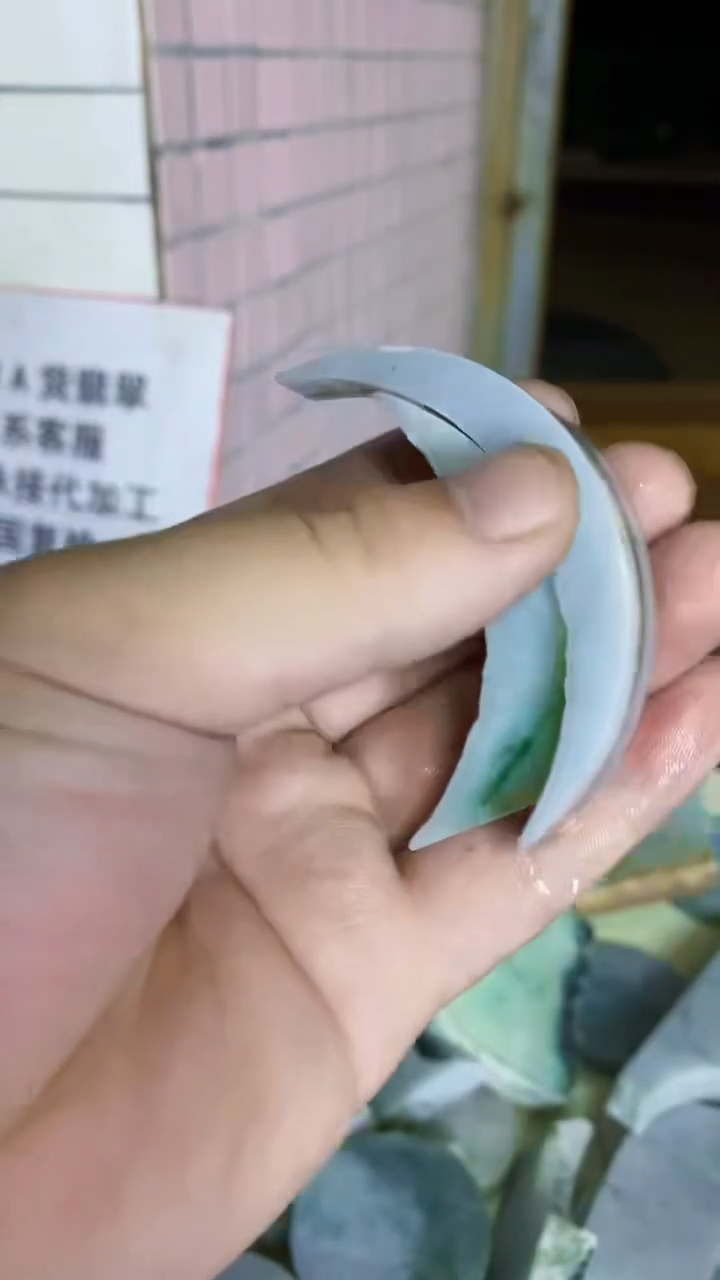 翡翠裸石缅甸天然翡翠A货F2642