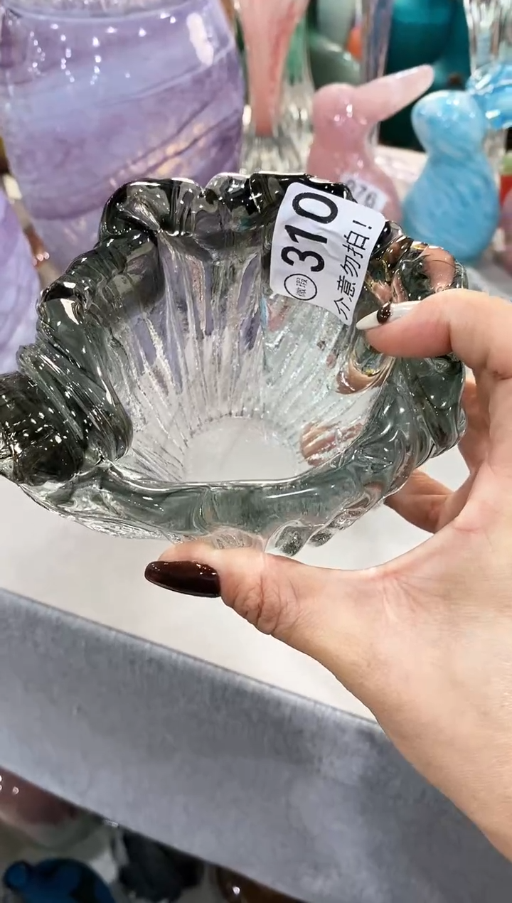 只**喜慕忆家手作琉璃花瓶310