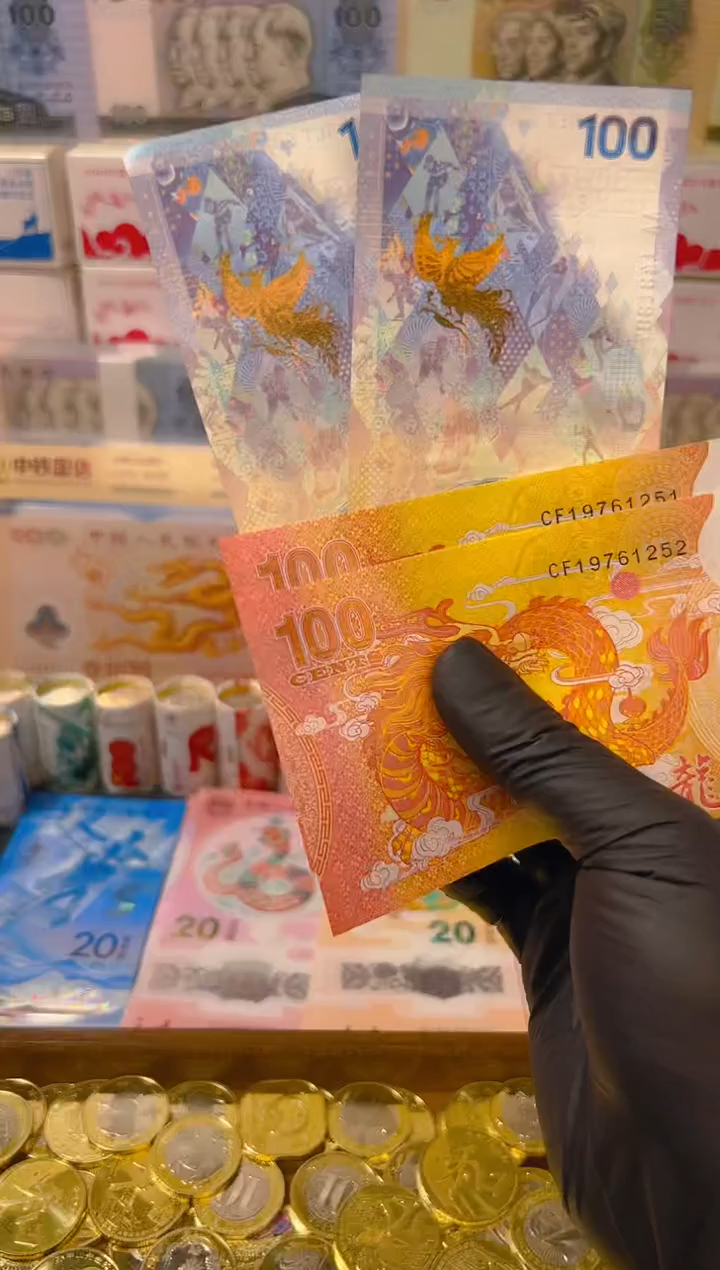 【闪购商品】纸币龙凤呈祥纪念合集（纸+塑料）