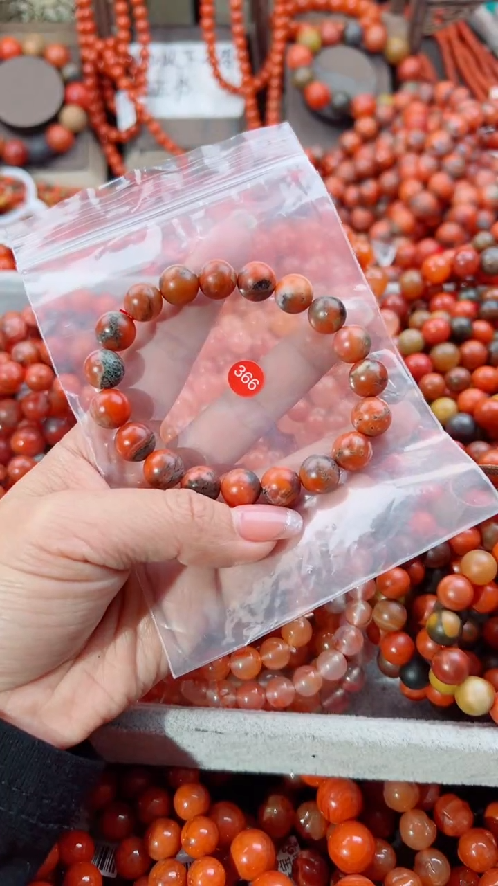 南红玛瑙未镶嵌手串10+