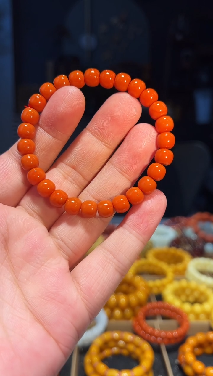 未镶嵌手串南红玛瑙8+