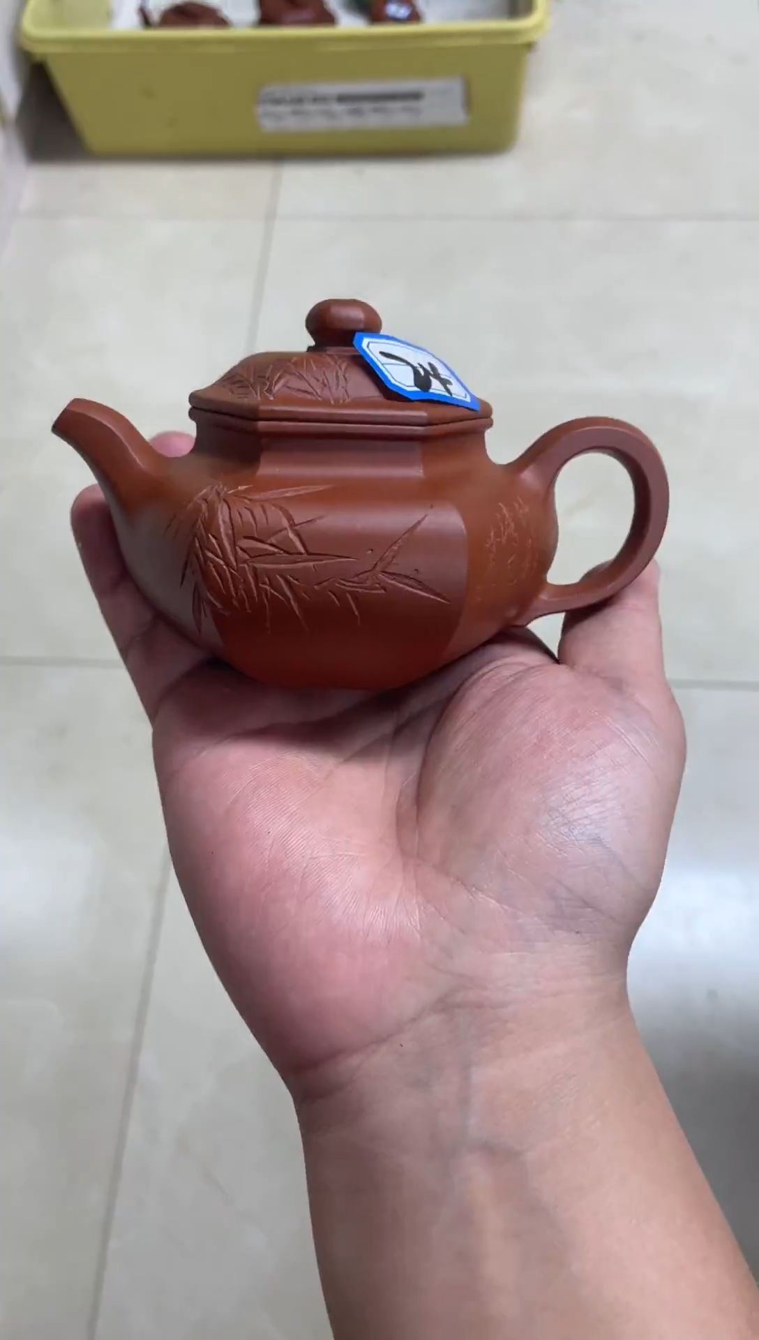 茶壶紫砂刻绘仿古