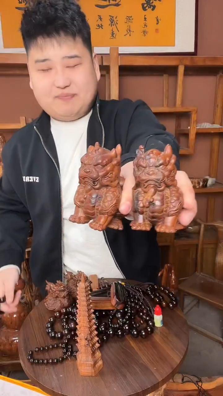 枣木枣木雷击木麒麟背书