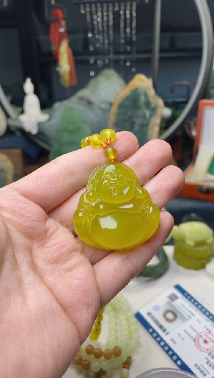 【闪购商品】岫玉颈饰未镶嵌佛