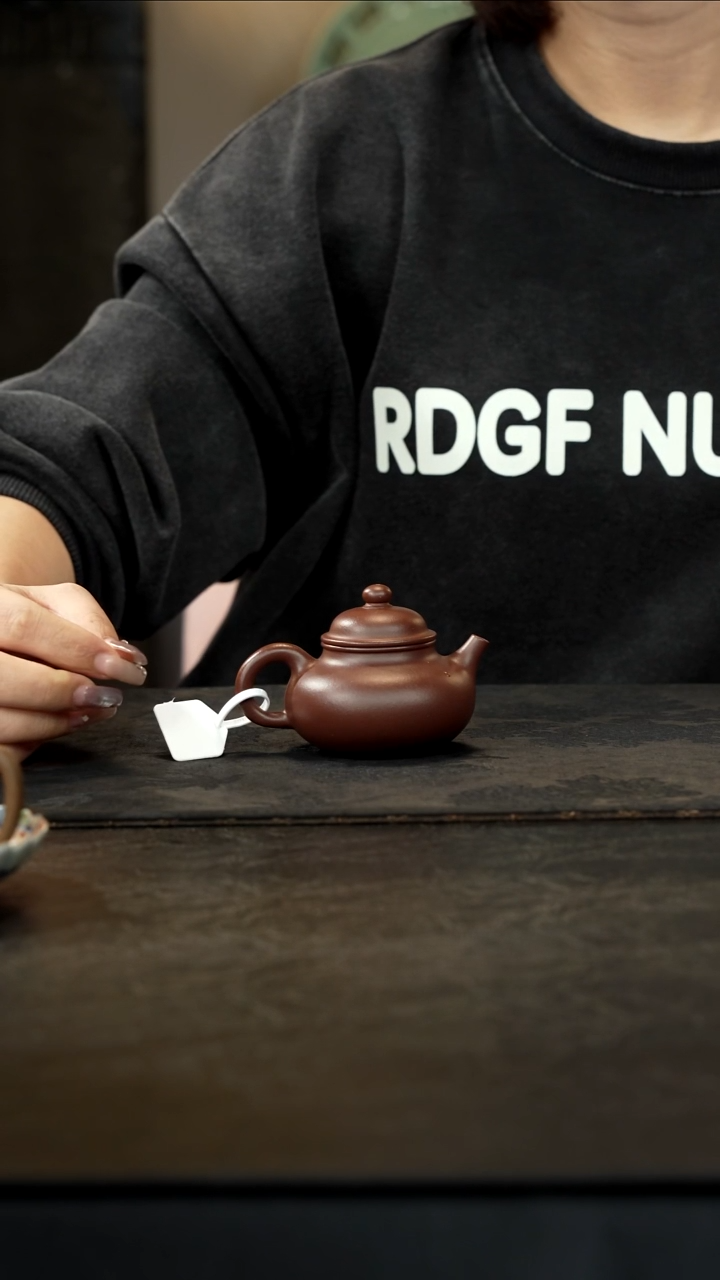 茶壶紫砂砂本源容天老紫泥110cc