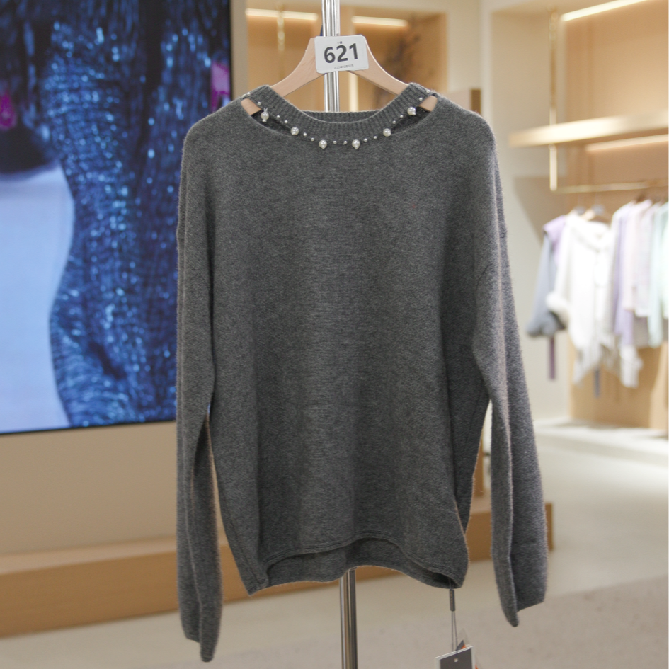 6591灰 秋冬常规款百搭气质秋季毛针织女装