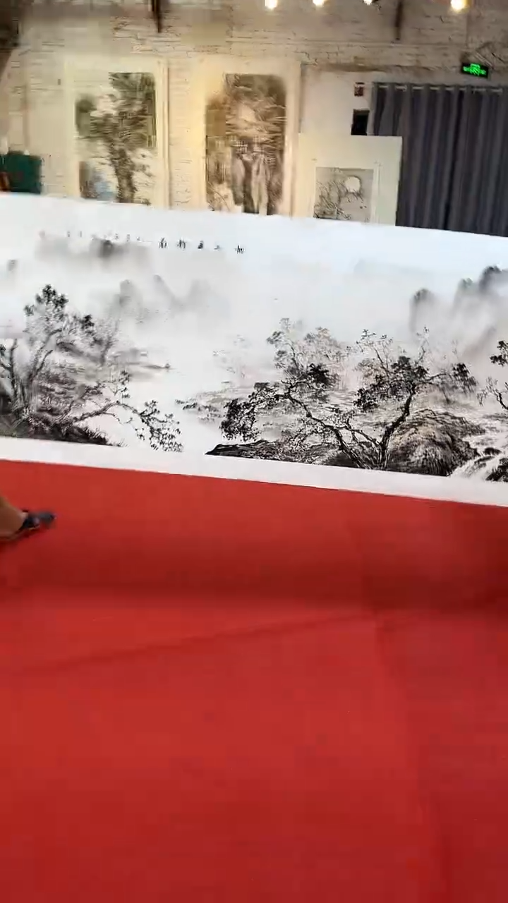 国画国画字画小姐姐