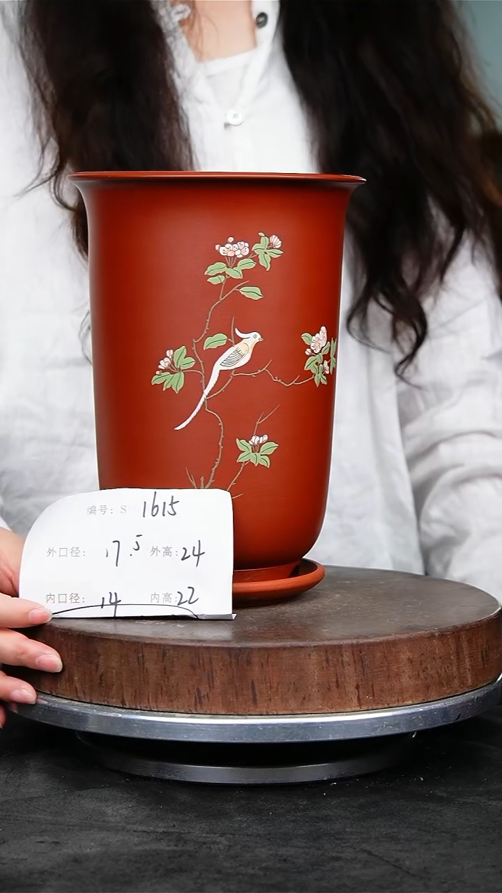 紫砂花盆1615+z紫砂花盆