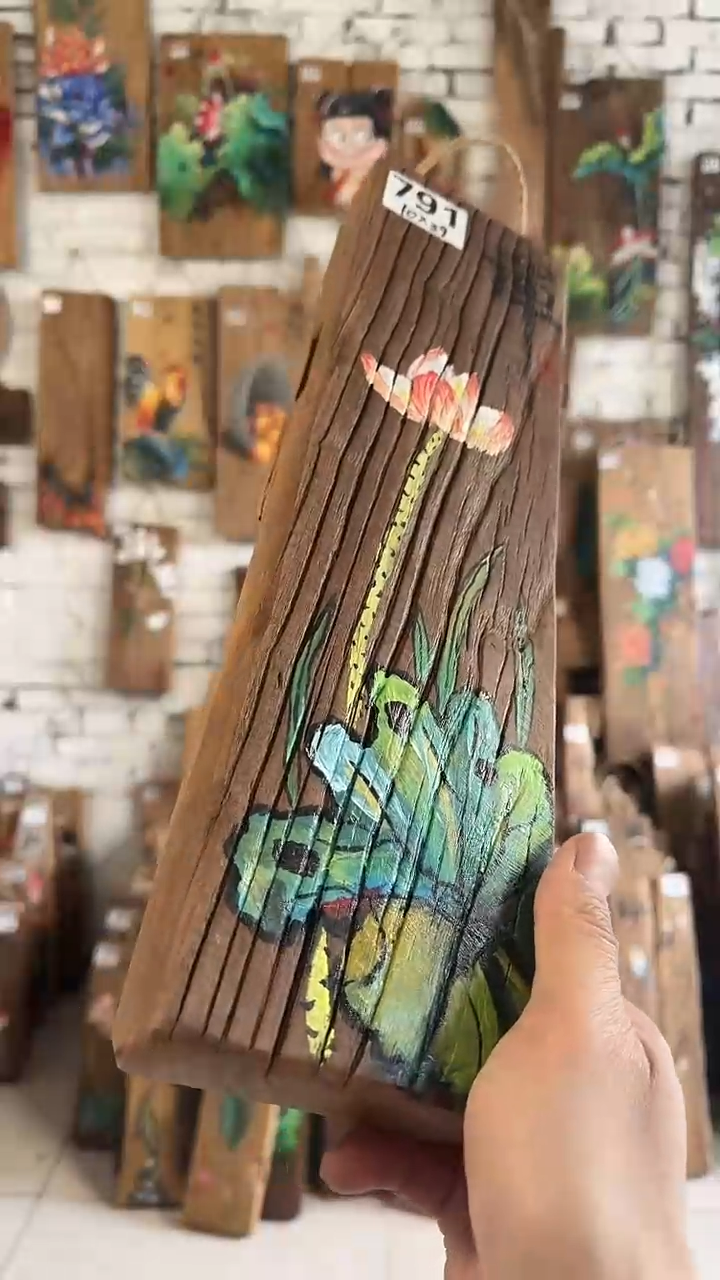 【闪购商品】桃核吊坠791号门板画