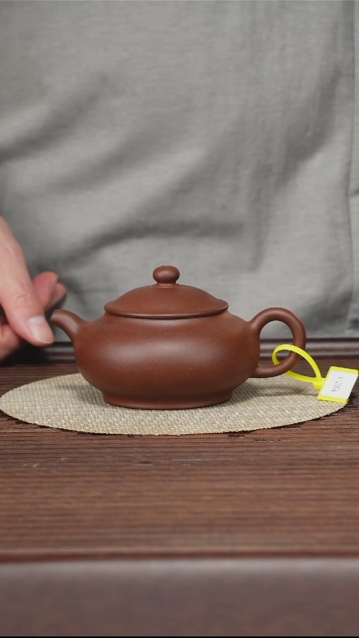 茶壶紫砂T007 底槽清 潘壶 