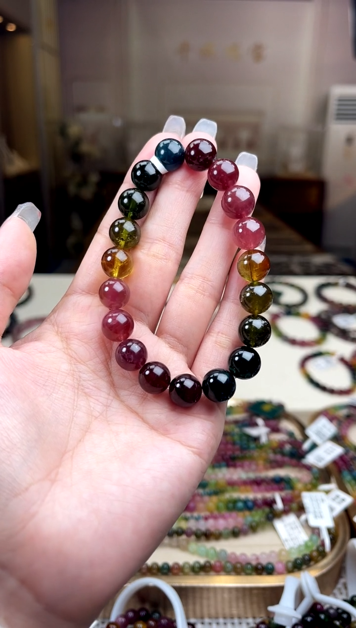 【闪购商品】碧玺/未镶嵌10mm+碧玺单圈多样性发货