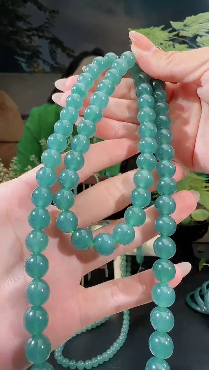 【闪购商品】翡翠项链未镶嵌长串多样性发一