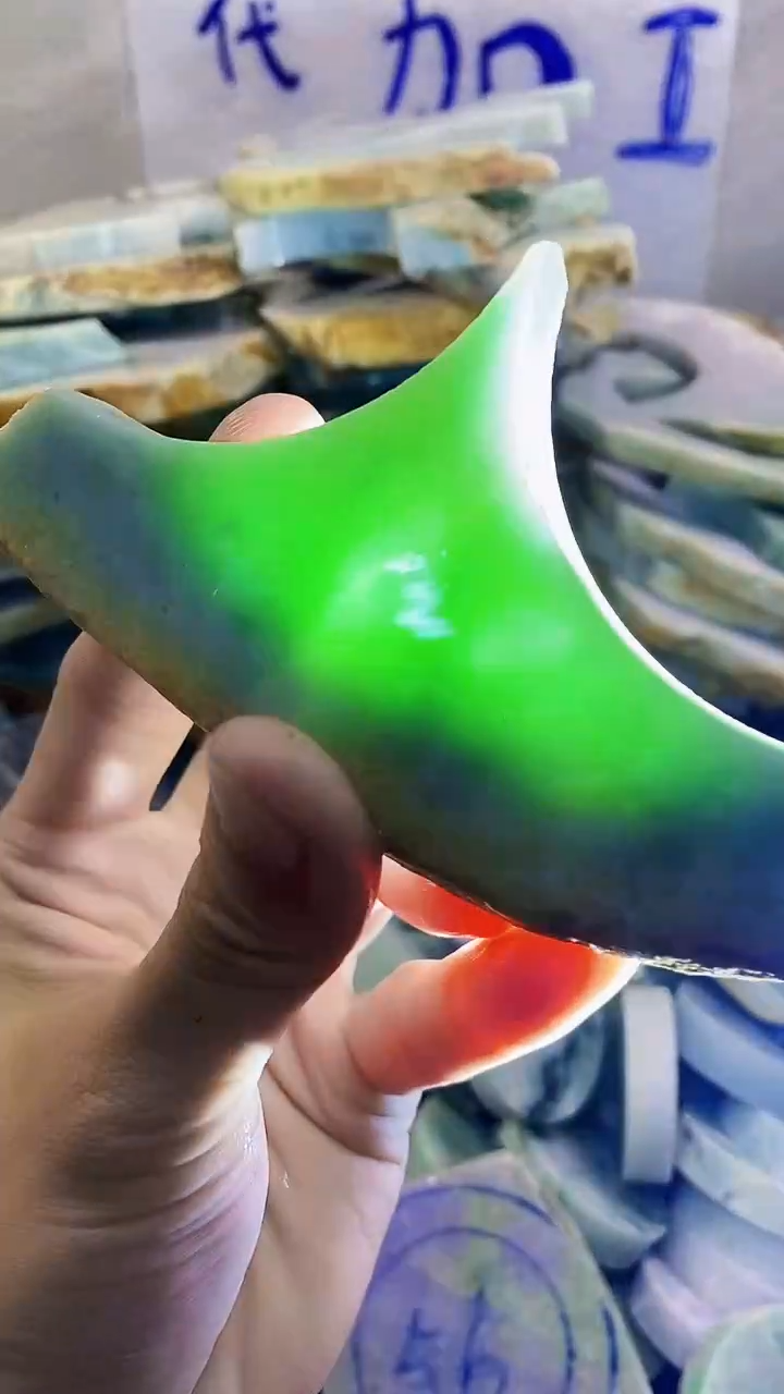 裸石翡翠纯天然翡翠A货306