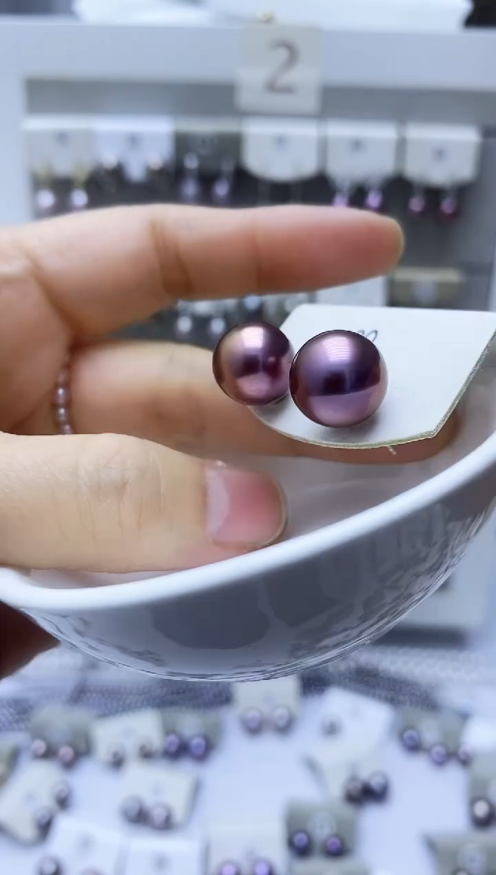 【闪购商品】淡水珍珠耳饰银S925镶嵌122