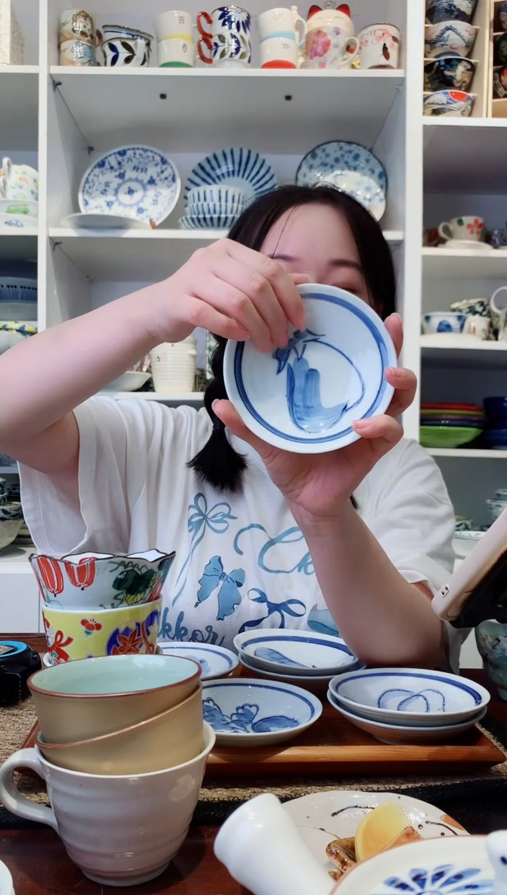 陶瓷【微瑕】茄子小碟