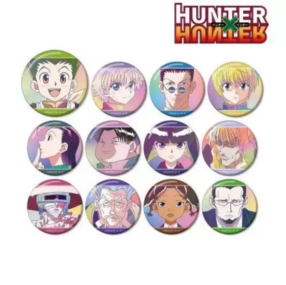 【代拆】日谷全职猎人 水彩 clear label 吧唧徽章