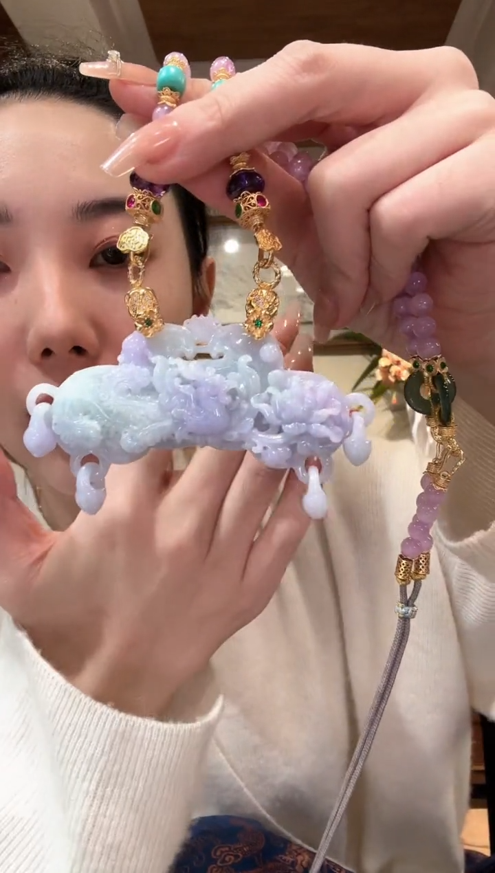 【闪购商品】翡翠颈饰未镶嵌国风