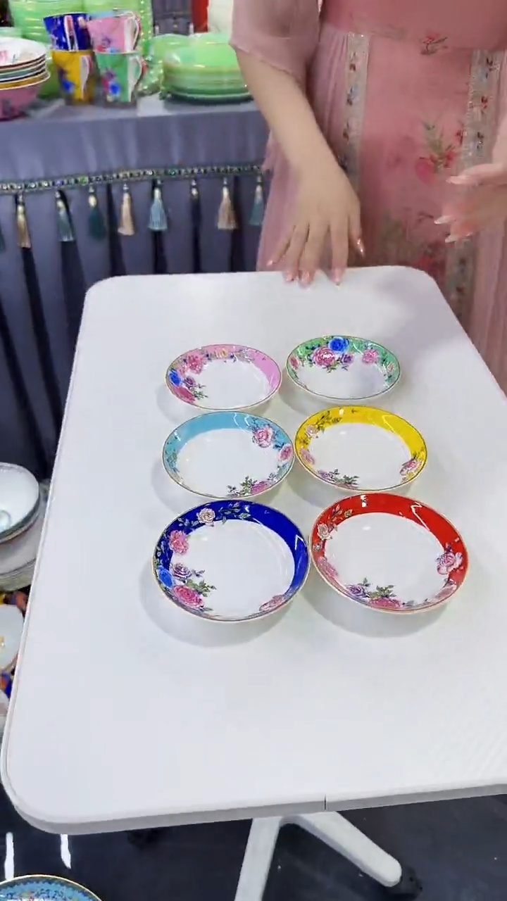 瓷片3.5英寸小味碟6个景德镇陶瓷