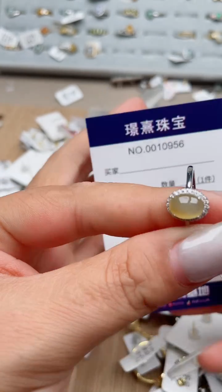 【闪购商品】翡翠戒指银S925镶嵌、