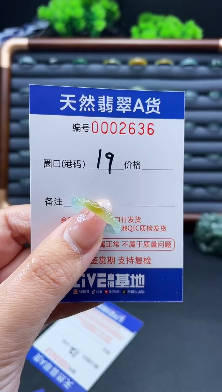 未镶嵌戒指翡翠鱼*酱戒圈