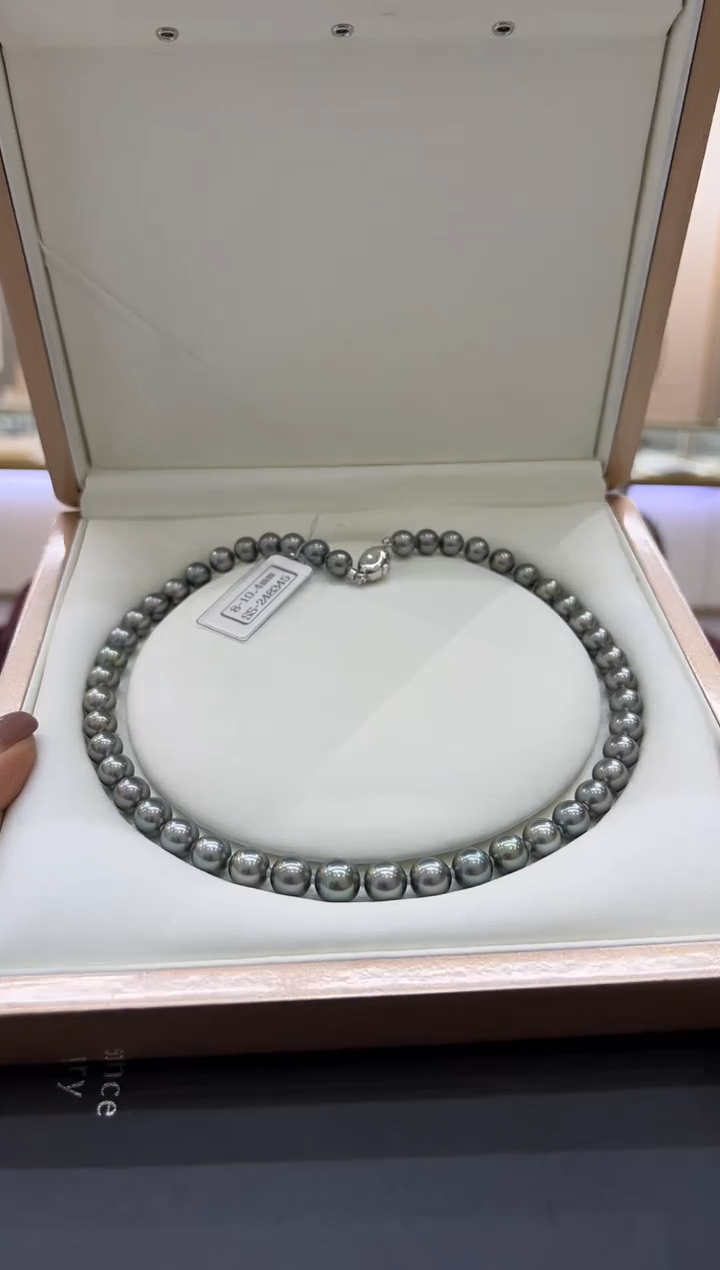 未镶嵌项链海水珍珠大溪地SS拉贡-345