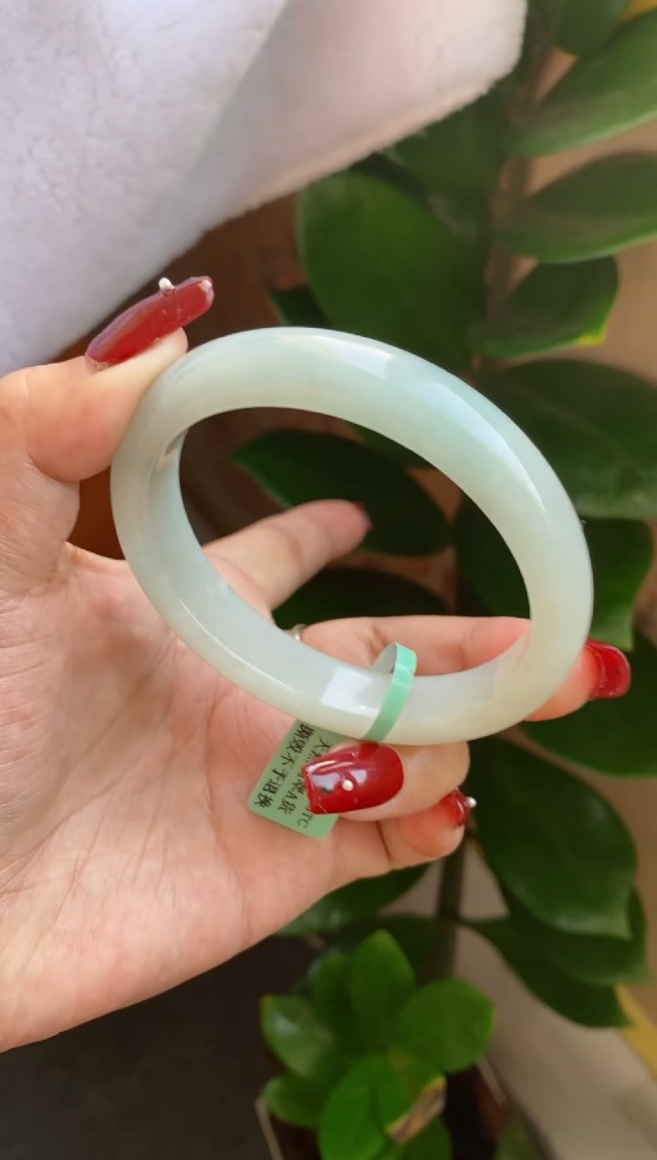 【闪购商品】翡翠手镯未镶嵌（天漏 冰胶晴蓝）贵妃3号