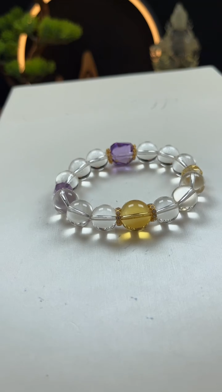 未镶嵌手链水晶天然水晶设计手串