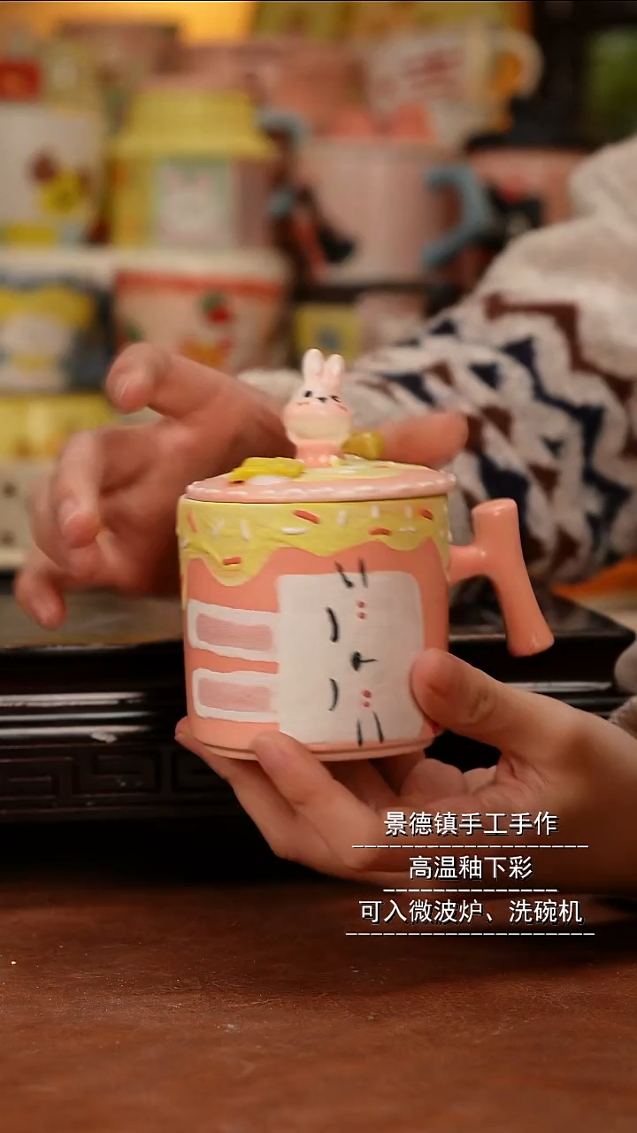 摆件陶景德镇一休瓷屋手作