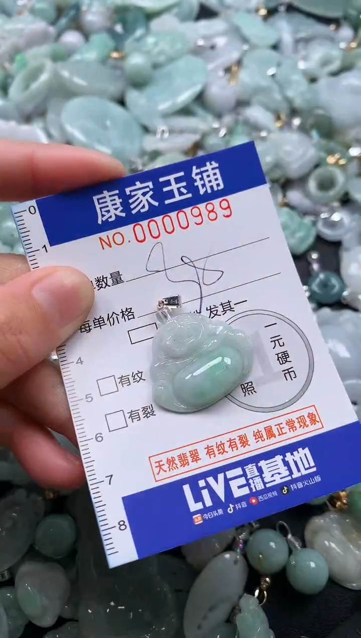 颈饰未镶嵌翡翠989