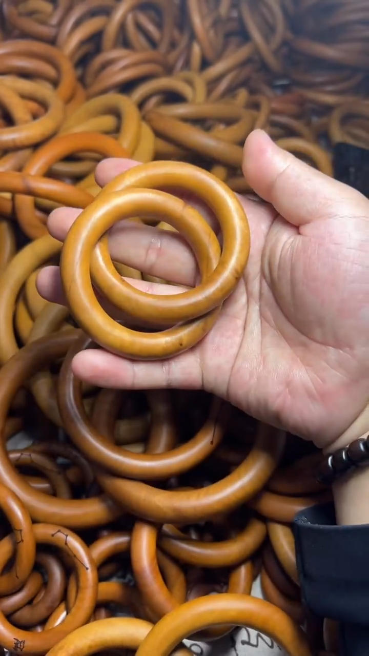 【闪购商品】枣木木艺雷击枣木乾坤圈内径50一物一拍