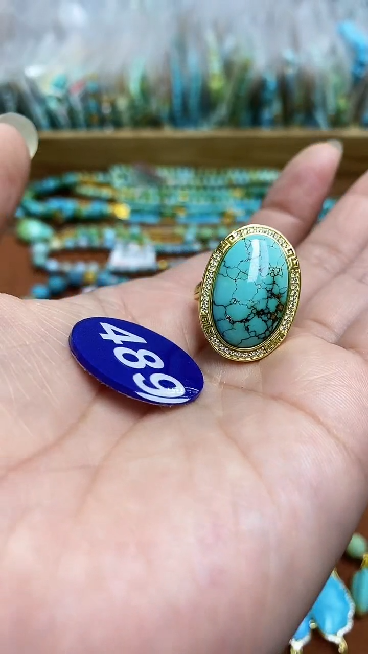 【闪购商品】绿松石戒指合金489戒指