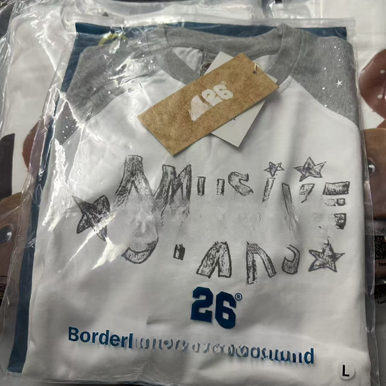 F家 烫银拼接长袖 艺术家勿扰