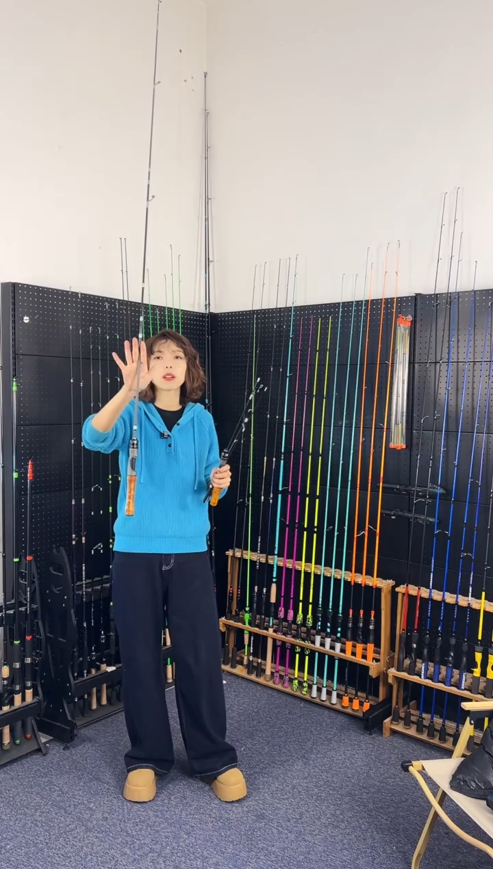 1.8m以下碳素150变180直柄UL（瑕疵尾货竿，没有售后，介意勿拍）