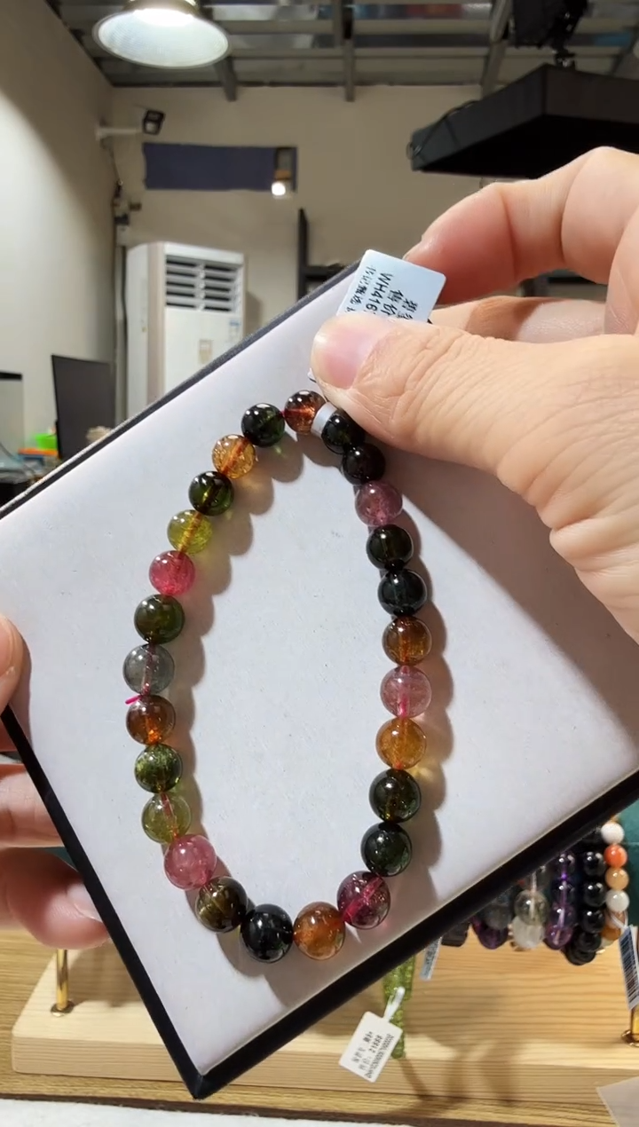 未镶嵌手链碧玺优0795 约6mm