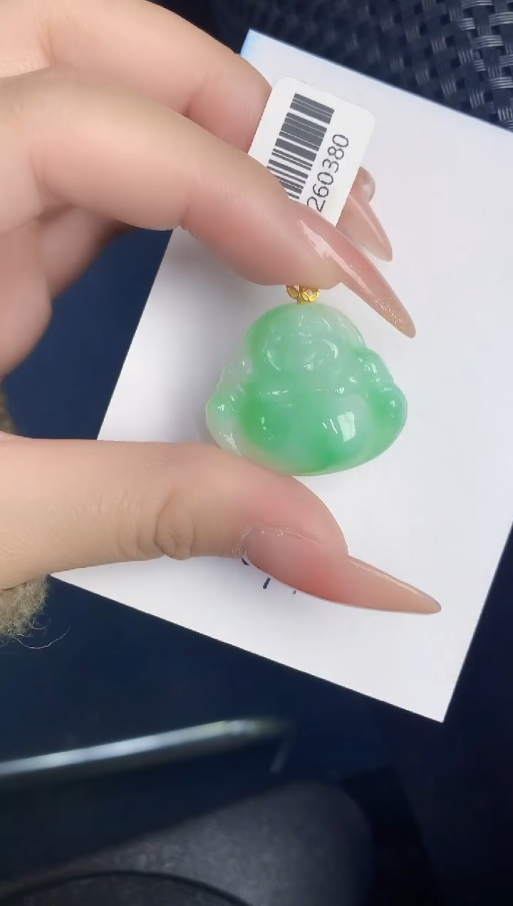 【闪购商品】翡翠颈饰18K金镶嵌000000000