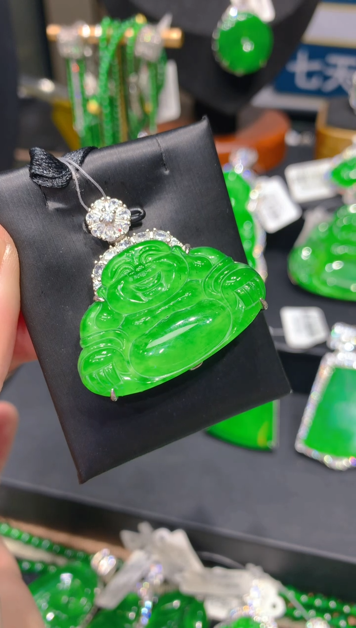 翡翠银S925镶嵌颈饰15一季