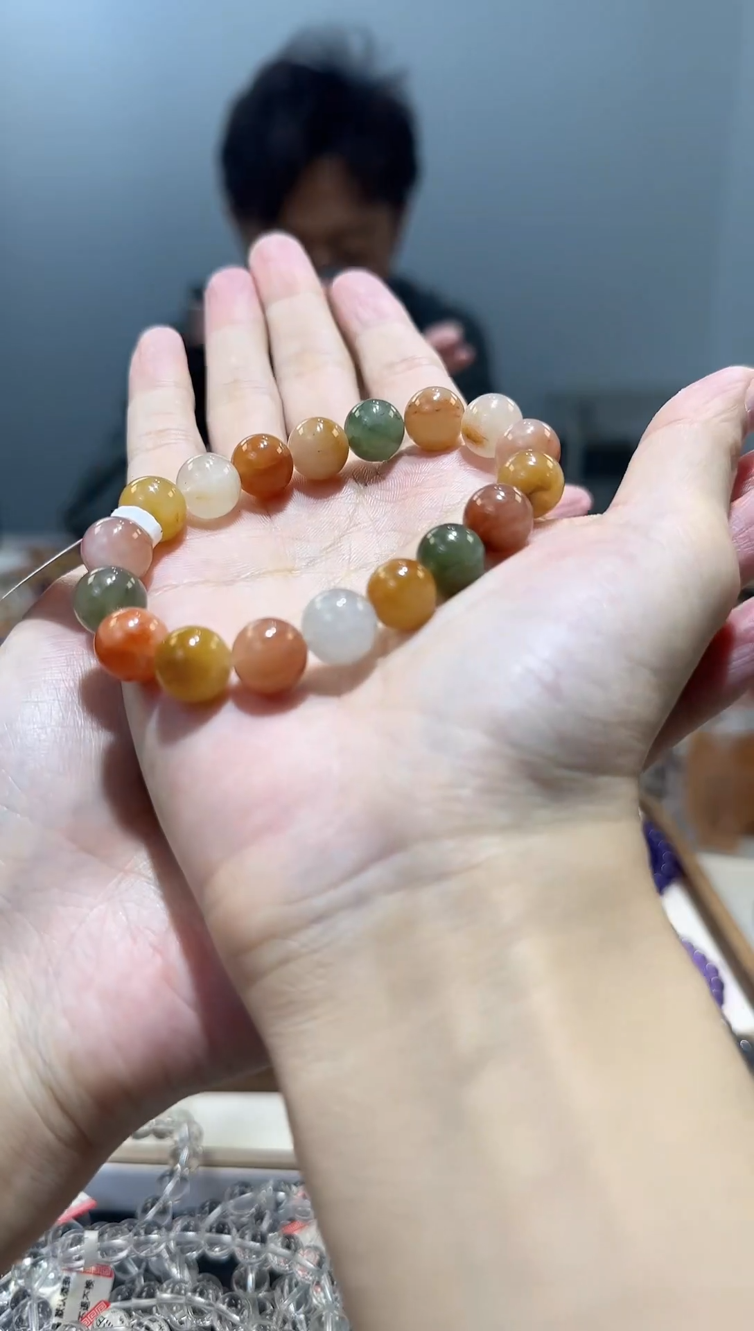 【闪购商品】水晶手链未镶嵌彩兔毛11