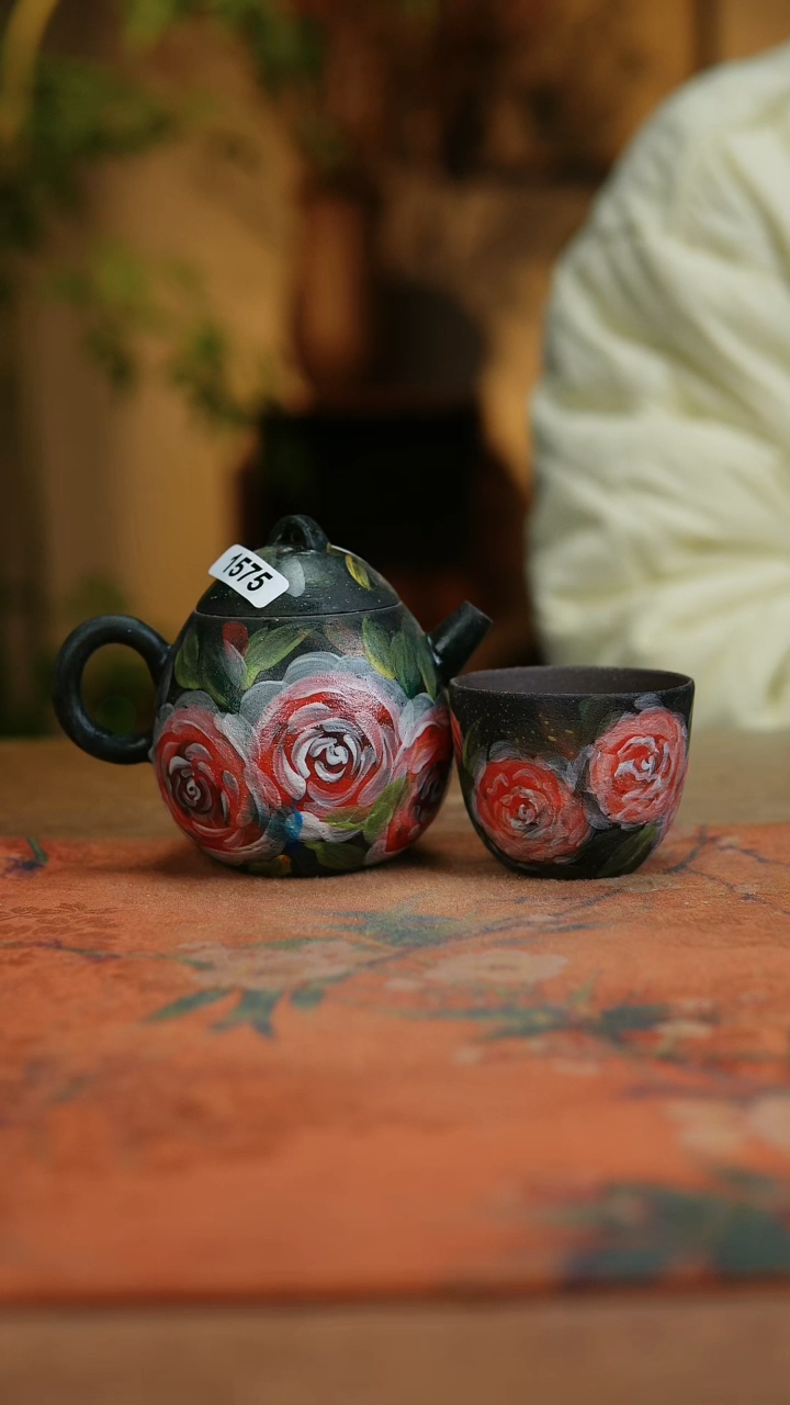 【闪购商品】瓷片1575景德镇手工手绘釉下彩高温瓷