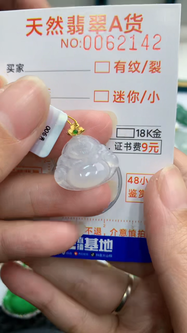 【闪购商品】翡翠颈饰18K金镶嵌            8