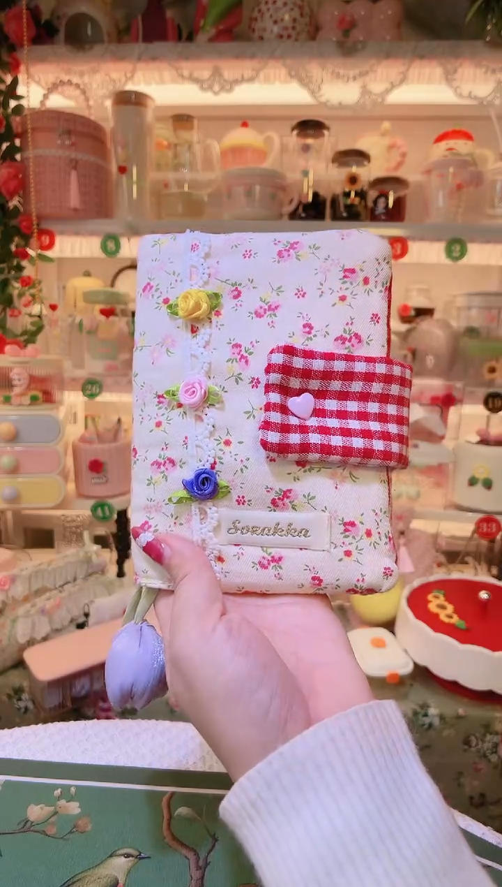 开播福利，仅剩一件！玫瑰花手账本