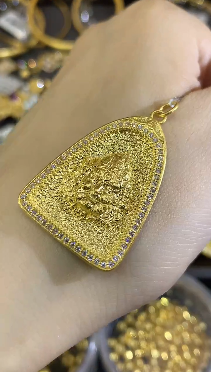 吊坠(不含链)定制足金Y*A93多样性发货一件