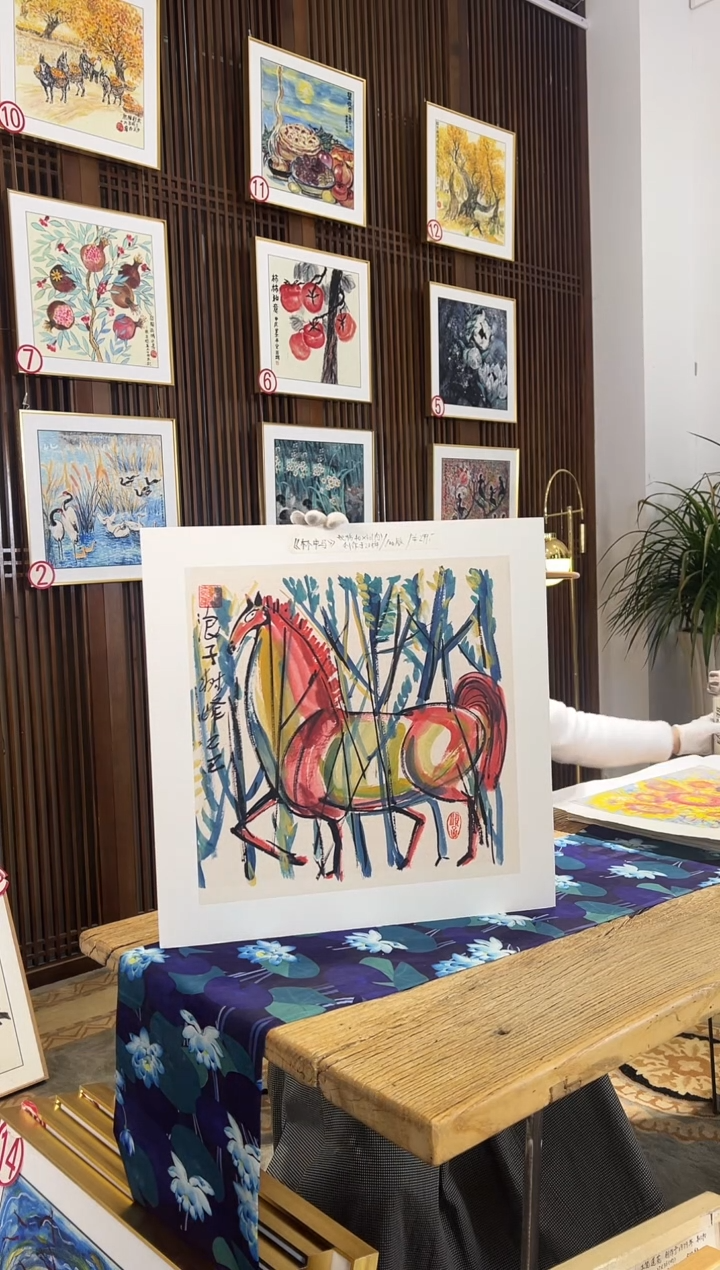 版画杨树峰名章限量版画S