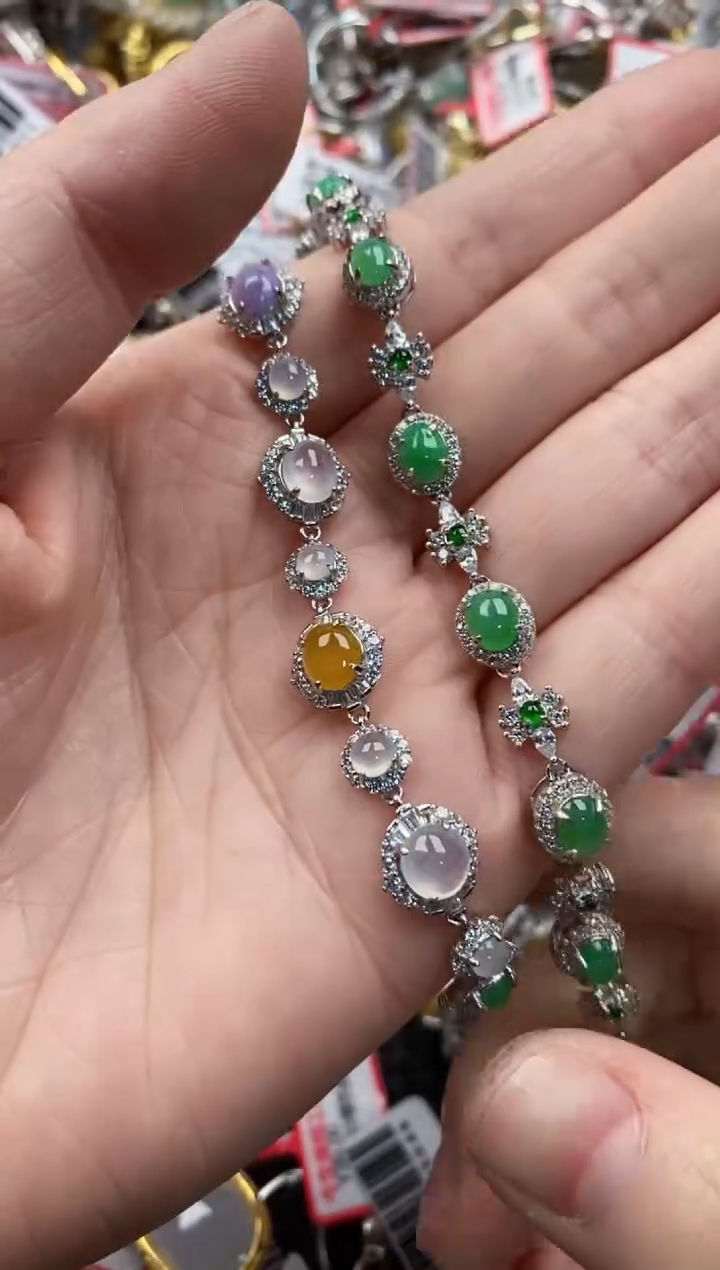 银S925镶嵌戒指翡翠4444----3