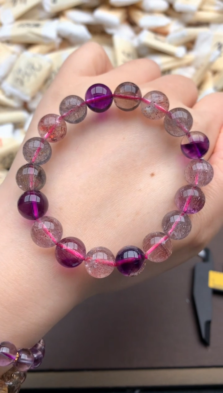 手串未镶嵌水晶珠子10.7mm 51